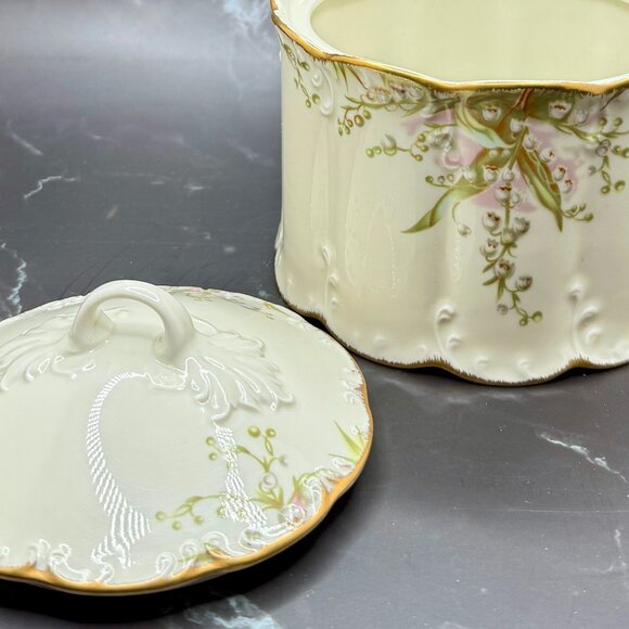 Rosenthal Classic Rose Catherine 24K Gold accents Sugar Bowl w/ Lid Germany - Picture 17 of 17